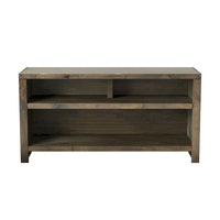 Meuble TV Bridgevine Home Joshua Creek 48 pouces pour TV jusqu'à 55 pouces, sans assemblage requis, finition Barnwood