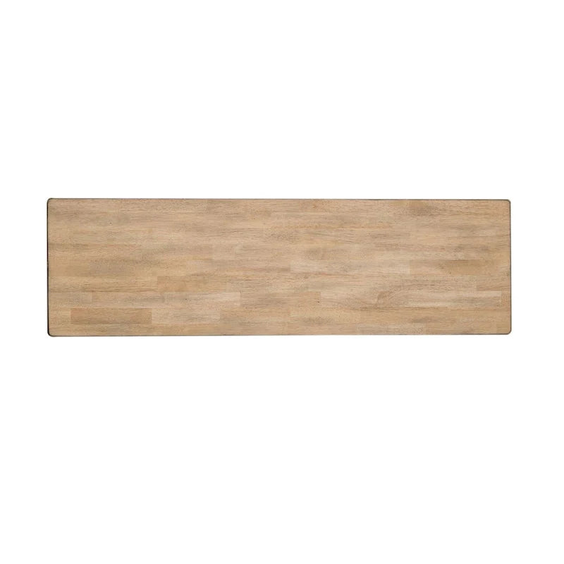 Banc sans dossier Lindsey Farm gris et grès