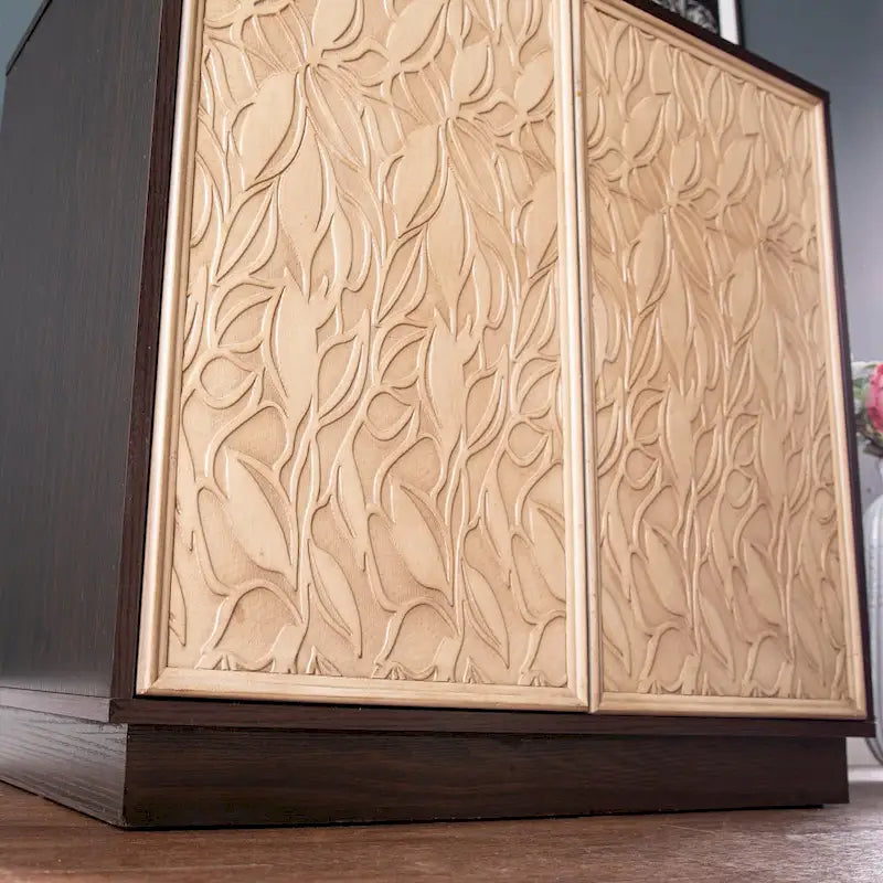 Meuble de rangement transitionnel Elinda en bois brun de SEI Furniture