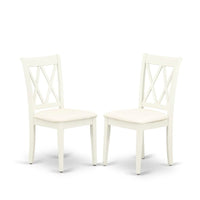 East West Furniture – Ensemble de salle à manger – Une table de salle à manger et des chaises de salle à manger – (Option finition et pièces)