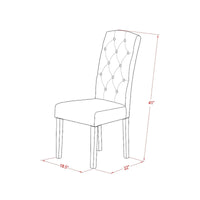 East West Furniture – Ensemble de salle à manger – Une table de salle à manger et des chaises de salle à manger – (Option finition et pièces)
