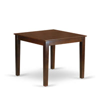 Ensemble de table de salle à manger East West Furniture comprenant une table de cuisine carrée et des chaises, acajou