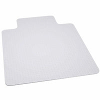 Tapis de chaise pour moquette avec lèvre, 45 x 53 po, grande taille, capacité de 400 lb