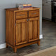 Buffet en chêne Narcisse Copper Grove avec plateau en bois
