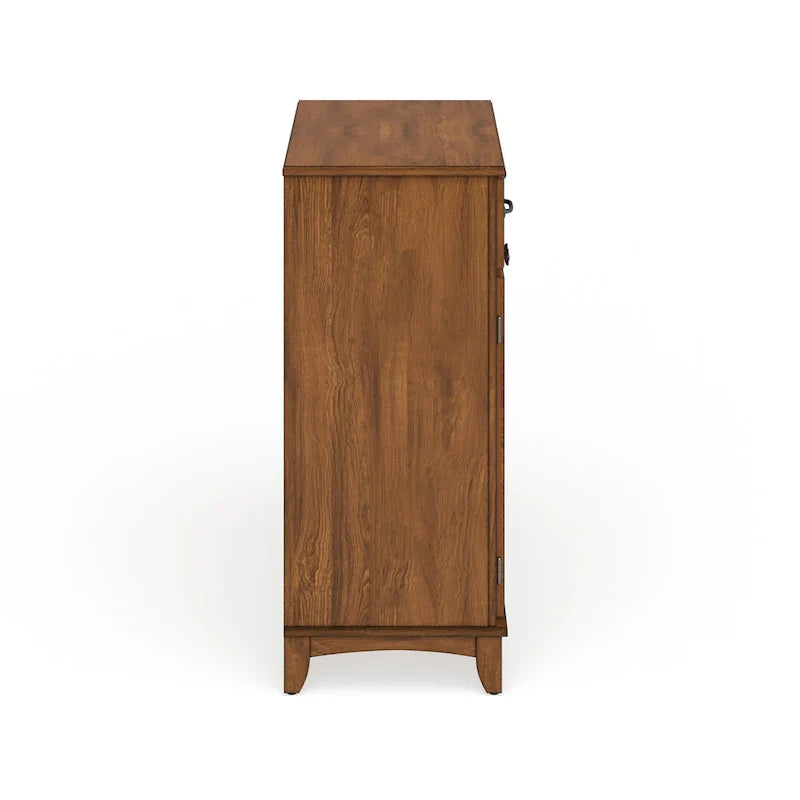 Buffet en chêne Narcisse Copper Grove avec plateau en bois