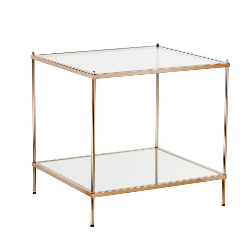 Table d'appoint Glam en verre SEI Furniture Grant