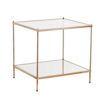 Table d'appoint Glam en verre SEI Furniture Grant