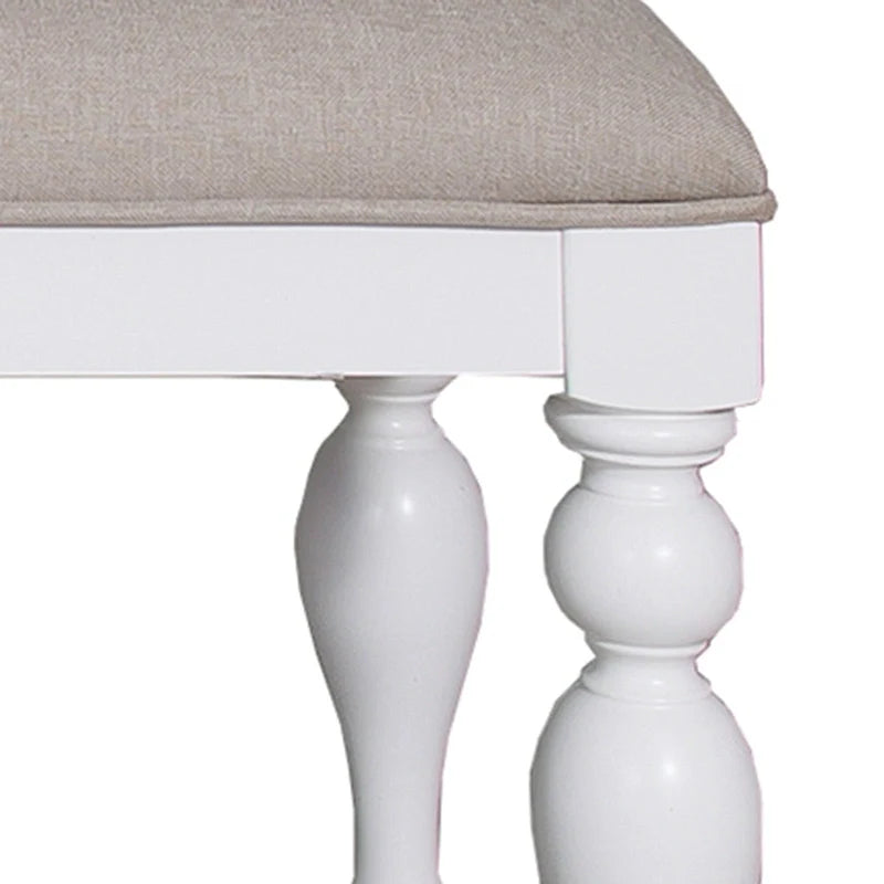 Ensemble de salle à manger rectangulaire 6 pièces Summer House Oyster White