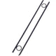 Tuteurs de jardin, tuteurs de plantes avec 1 boucle robuste, acier 3/8, extrémités inclinées, piquets de tente antidérapants pour campings et auvents