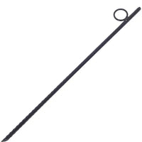 Tuteurs de jardin, tuteurs de plantes avec 1 boucle robuste, acier 3/8, extrémités inclinées, piquets de tente antidérapants pour campings et auvents