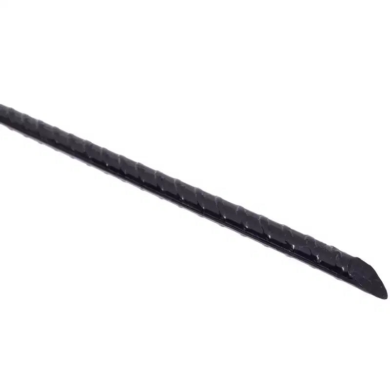 Tuteurs de jardin, tuteurs de plantes avec 1 boucle robuste, acier 3/8, extrémités inclinées, piquets de tente antidérapants pour campings et auvents