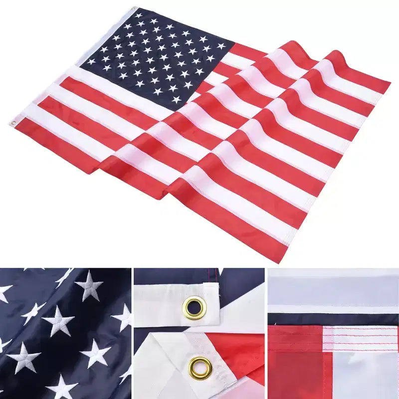 Yescom Drapeau américain 4x6 Ft en tissu Oxford polyester résistant à la décoloration