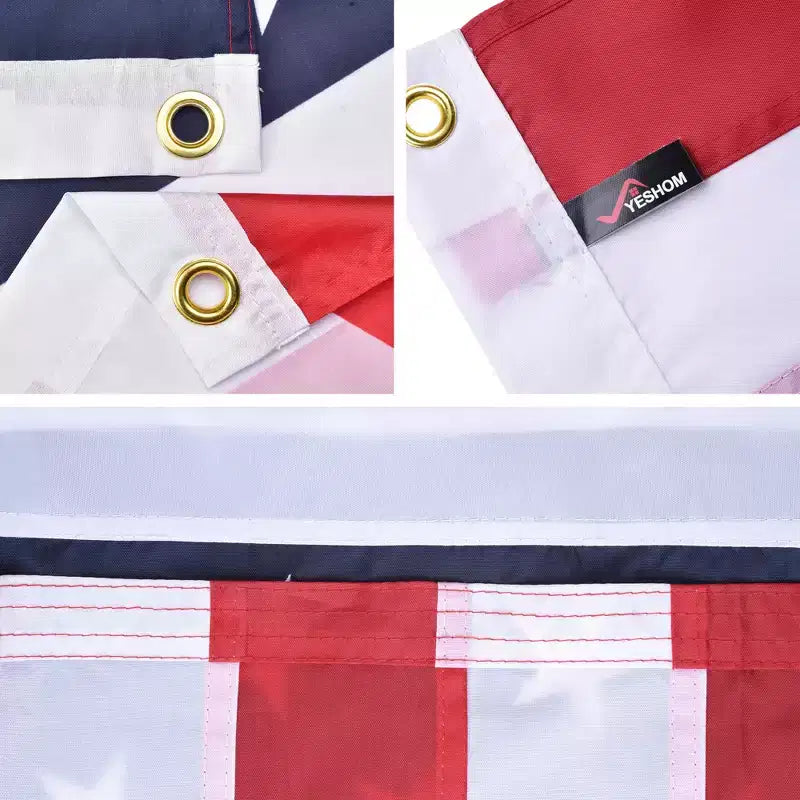 Yescom Drapeau américain 4x6 Ft en tissu Oxford polyester résistant à la décoloration