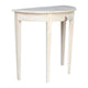 Table demi-lune inachevée en parawood massif