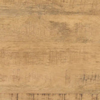 Table basse carrée flottante en bois massif Hayden