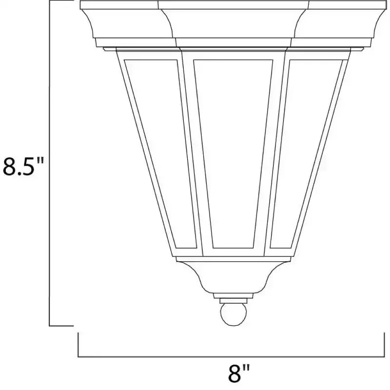 Maxim Lighting Westlake Plafonnier encastré 1 lumière en noir