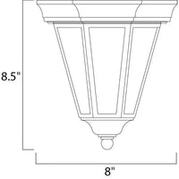 Maxim Lighting Westlake Plafonnier encastré 1 lumière en noir