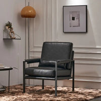 Chaise de loisirs moderne à armature en fer simple