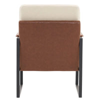 Chaise de loisirs moderne à armature en fer simple