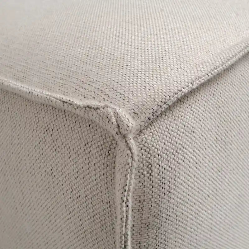 Canapé sectionnel modulaire contemporain 5 pièces avec pouf