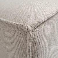 Canapé sectionnel modulaire contemporain 5 pièces avec pouf