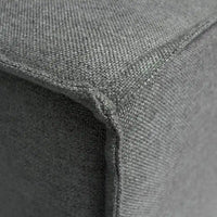 Canapé sectionnel modulaire contemporain 5 pièces avec pouf