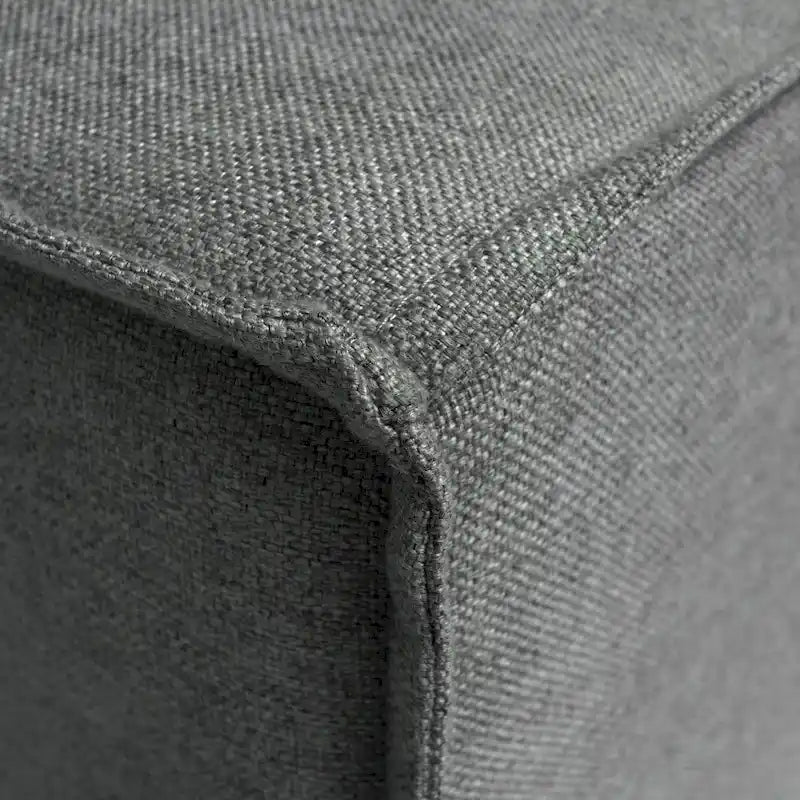 Canapé sectionnel modulaire contemporain 5 pièces avec pouf