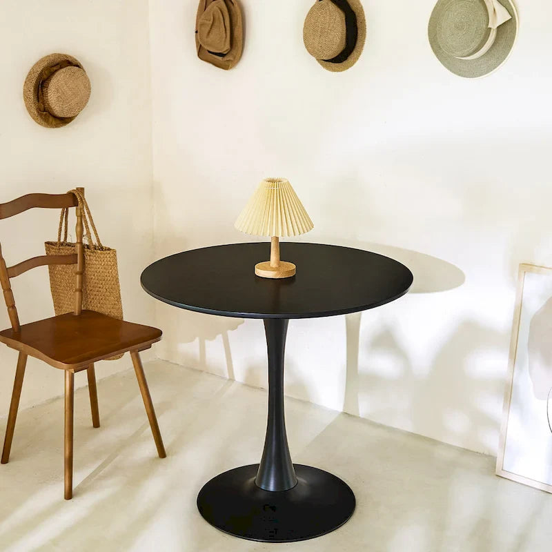 Table de cuisine et de salle à manger ronde moderne CO-Z 31.5 pouces pour 2-4 personnes