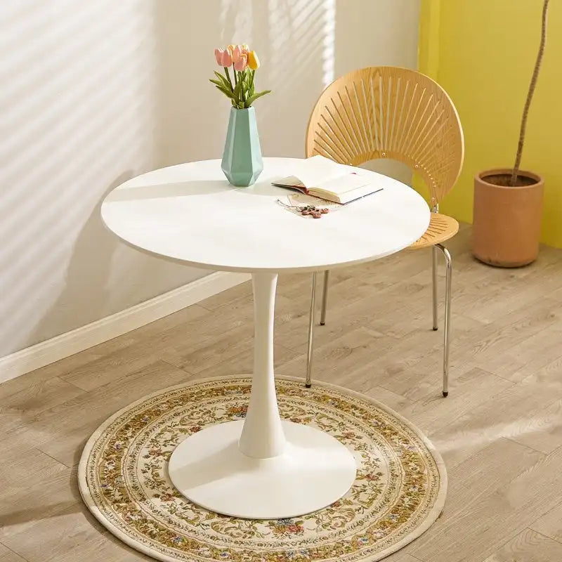 Table de cuisine et de salle à manger ronde moderne CO-Z 31.5 pouces pour 2-4 personnes