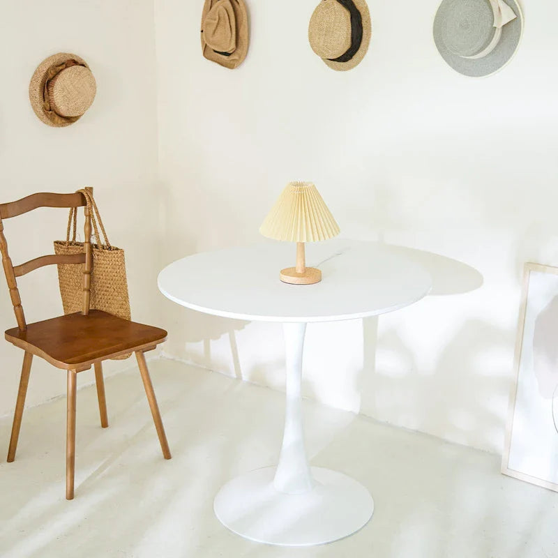Table de cuisine et de salle à manger ronde moderne CO-Z 31.5 pouces pour 2-4 personnes