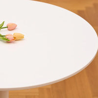 Table de cuisine et de salle à manger ronde moderne CO-Z 31.5 pouces pour 2-4 personnes