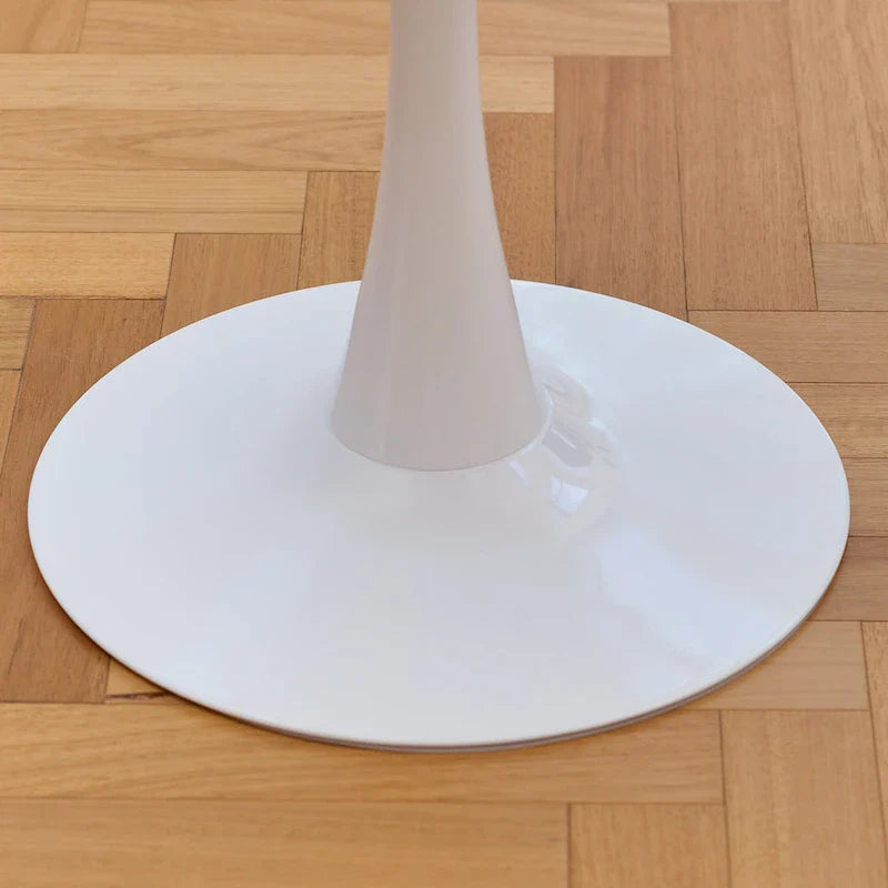 Table de cuisine et de salle à manger ronde moderne CO-Z 31.5 pouces pour 2-4 personnes