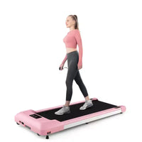 Tapis de marche Costway 1-6 km/h sous le bureau avec télécommande et écran LED Noir/Rose/Blanc/Gris