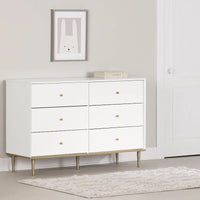 Commode double 6 tiroirs Dylane de South Shore