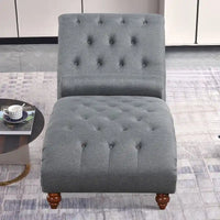 Méridienne d'Intérieur Moderne sans Accoudoirs en Velours avec 1 Coussin Traversin