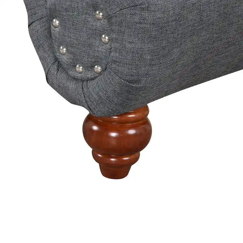 Méridienne d'Intérieur Moderne sans Accoudoirs en Velours avec 1 Coussin Traversin