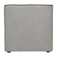 Fauteuil central sans accoudoirs pour canapé modulable contemporain - 36,75P x 28,25L x 28H