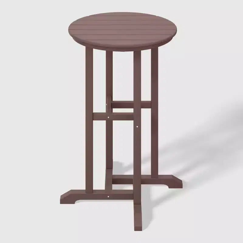 WestinTrends Malibu Ensemble de bistro de comptoir d'extérieur en PEHD résistant aux intempéries (4 pièces)