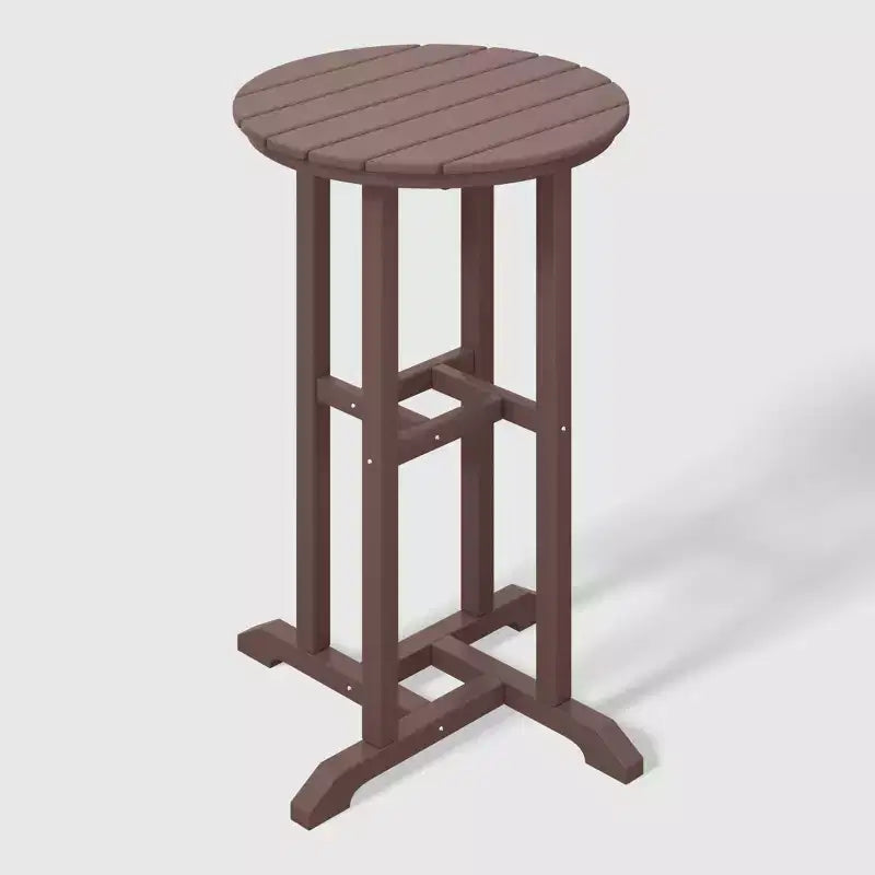 WestinTrends Malibu Ensemble de bistro de comptoir d'extérieur en PEHD résistant aux intempéries (4 pièces)