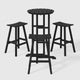WestinTrends Malibu All Weather Hdpe Outdoor Patio Bar Height Bistro Set (4-Piece)