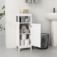 Meuble de sol autoportant pour salle de bain, meuble de rangement