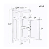 Meuble de sol autoportant pour salle de bain, meuble de rangement