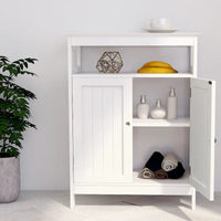 Meuble de sol autoportant pour salle de bain, meuble de rangement