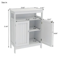 Meuble de sol autoportant pour salle de bain, meuble de rangement