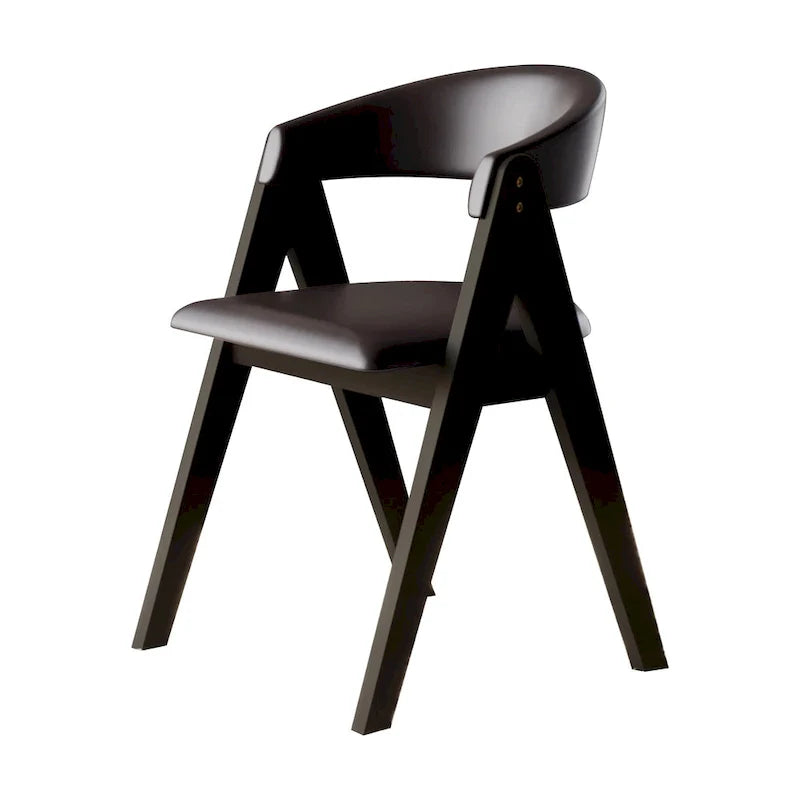 Chaises de salle à manger transitionnelles en V CraftPorch (lot de 4)
