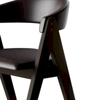 Chaises de salle à manger transitionnelles en V CraftPorch (lot de 4)