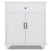 Buffet bahut de rangement pour cuisine avec tiroirs et portes, table console