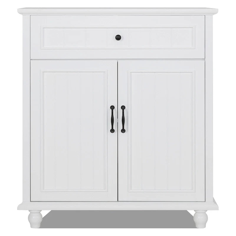 Buffet bahut de rangement pour cuisine avec tiroirs et portes, table console