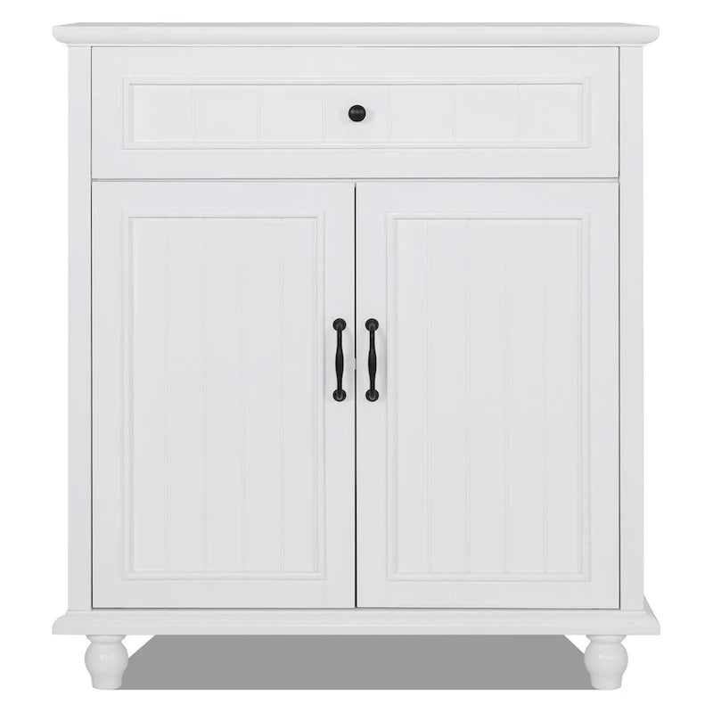 Buffet bahut de rangement pour cuisine avec tiroirs et portes, table console