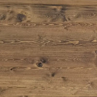Table à manger pliante rectangulaire en pin massif antique et rustique de 2,1 m x 1,2 m
